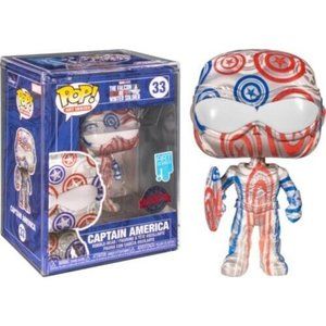 Funko Pop! Marvel: Captain America Art Series Exclusive #33